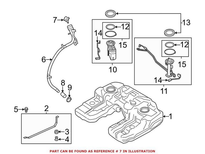 BMW Fuel Tank Cap 16117238235